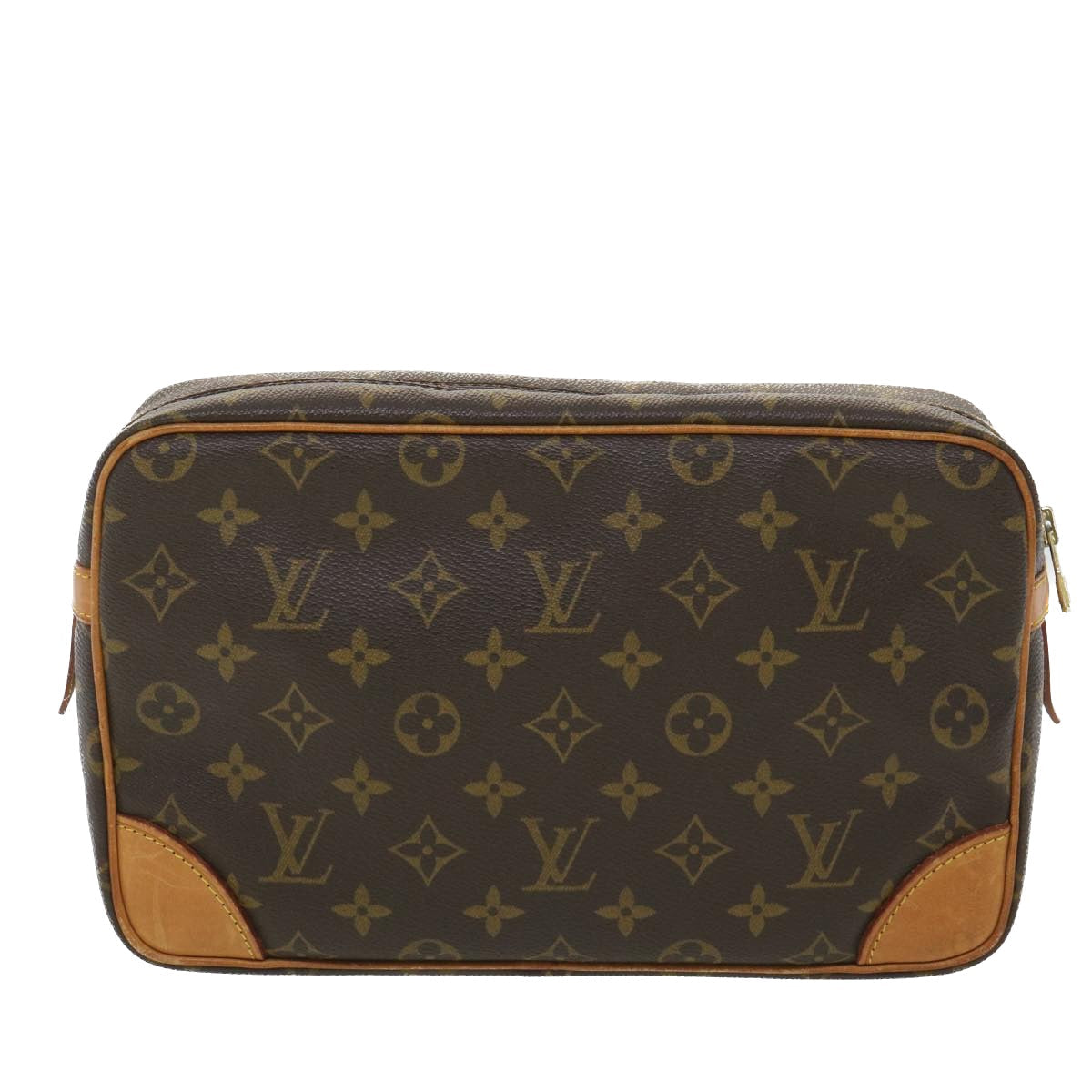 LOUIS VUITTON Monogram Compiegne 28 Clutch Bag M51845 LV 38531
