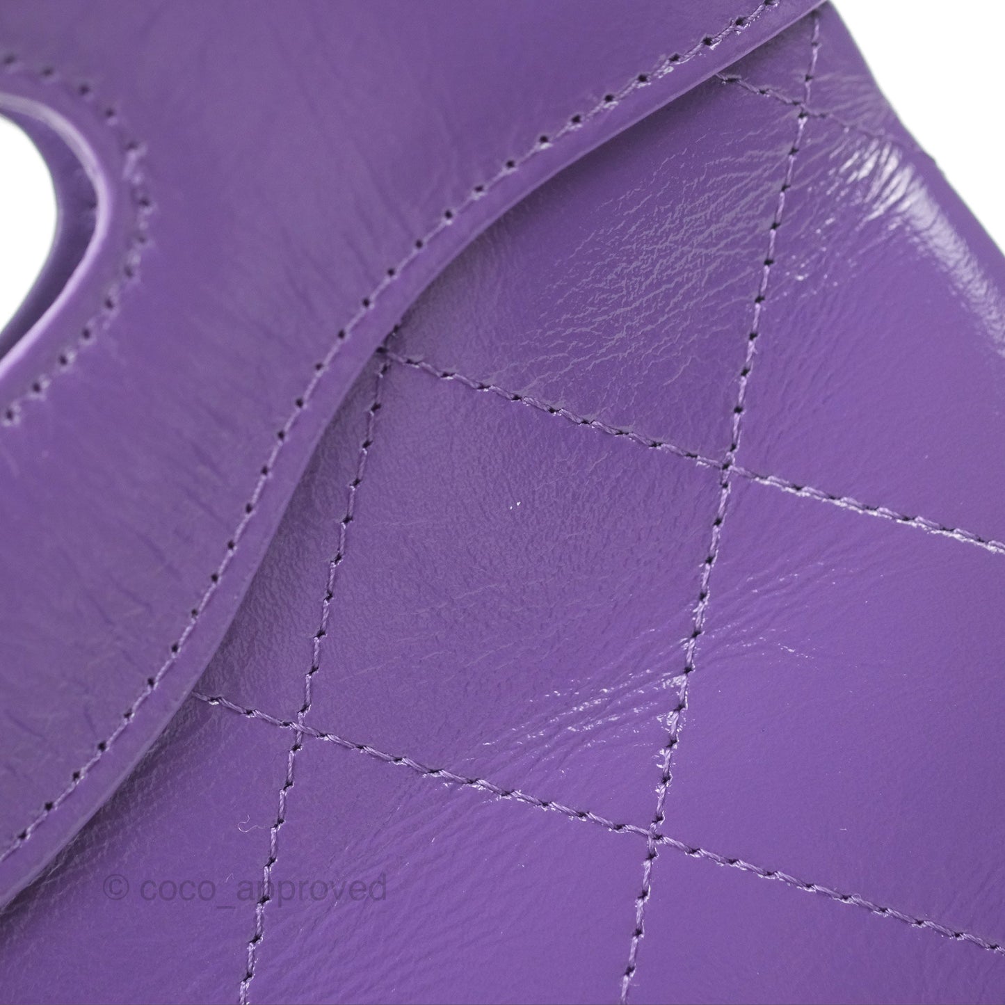 Chanel Nano 31 Purple Gold Hardware 24C