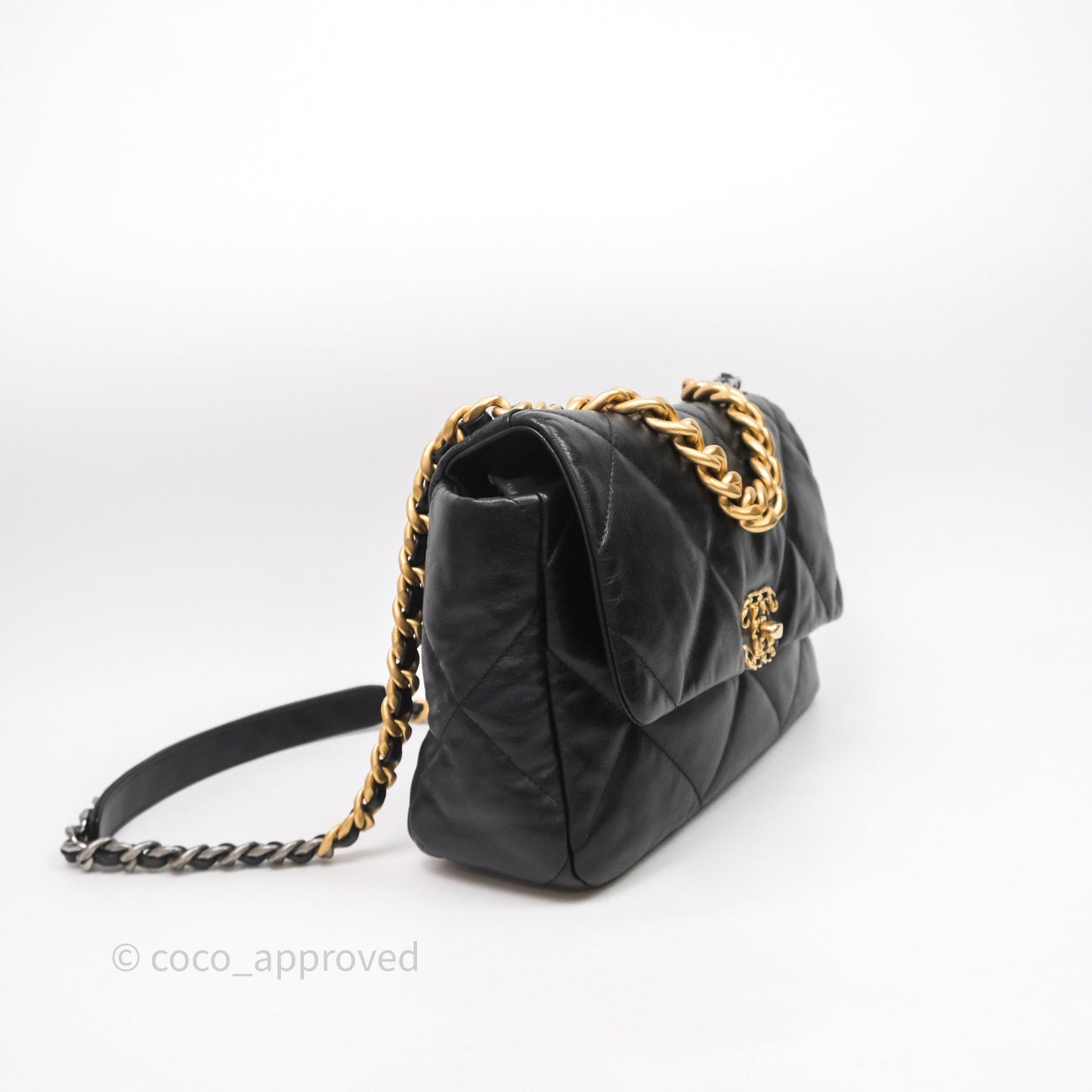 Chanel 19 Medium Black Mixed Hardware