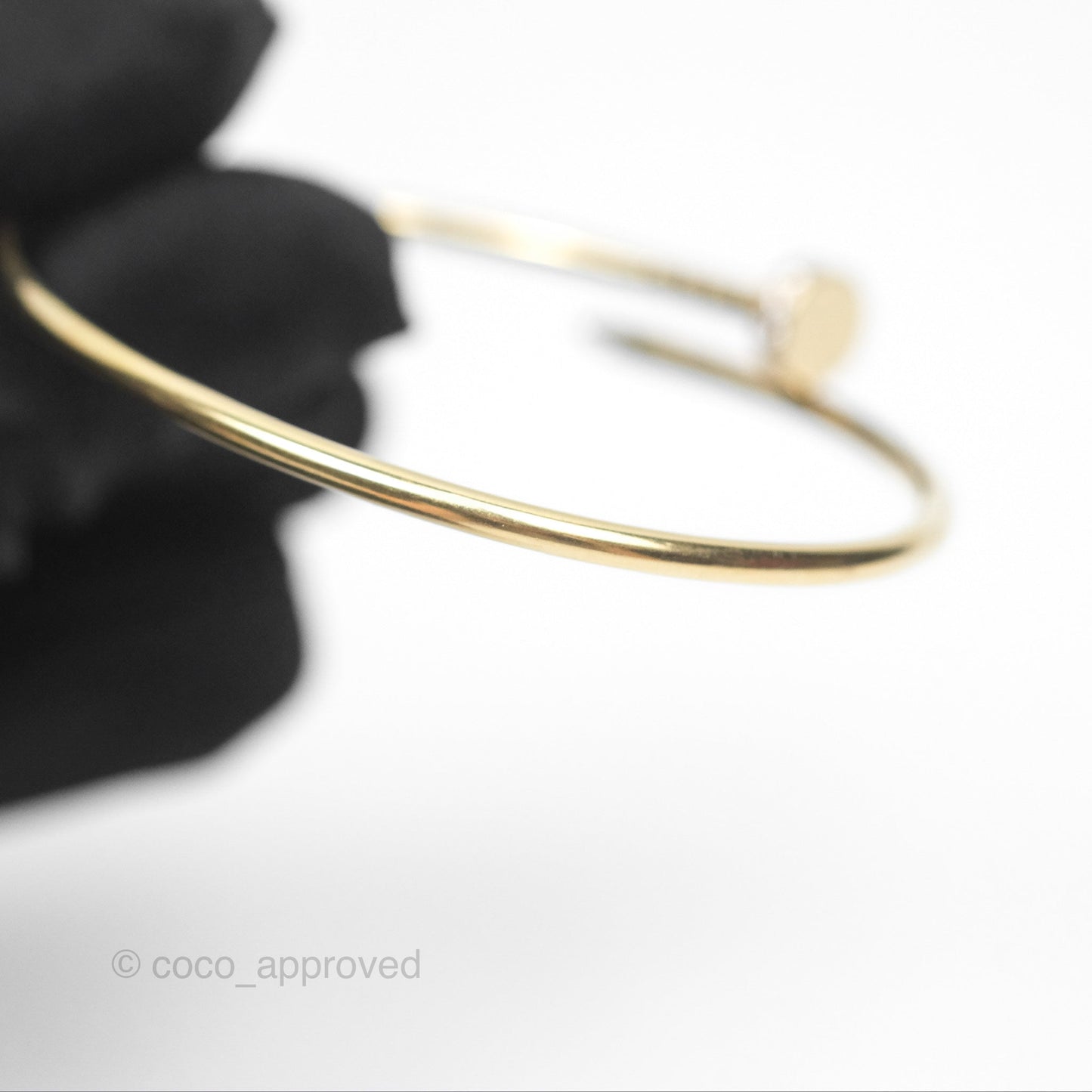 Cartier Small Juste Un Clou Bracelet 18K Yellow Gold Diamond