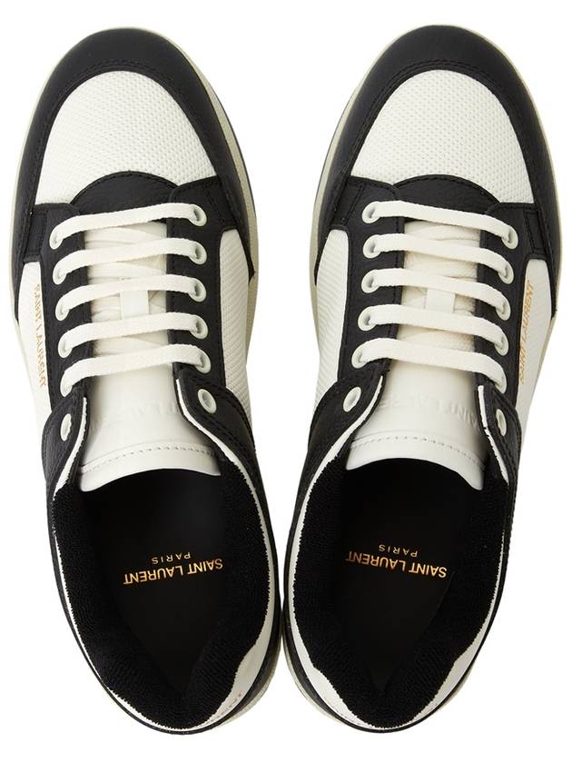 Luxury Saint Laurent SL 61 Low Top Sneakers Black White