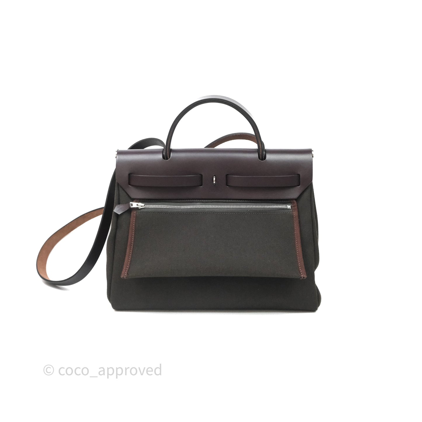 Hermès Herbag Zip 31 Dark Bronze Ebene 46 Palladium Hardware