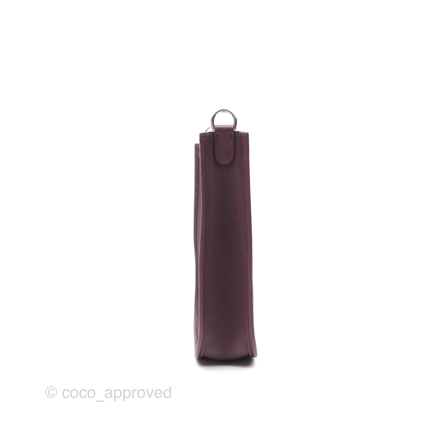 Hermès Mini Evelyne 16 Bordeaux 57 Taurillon Maurice Palladium Hardware