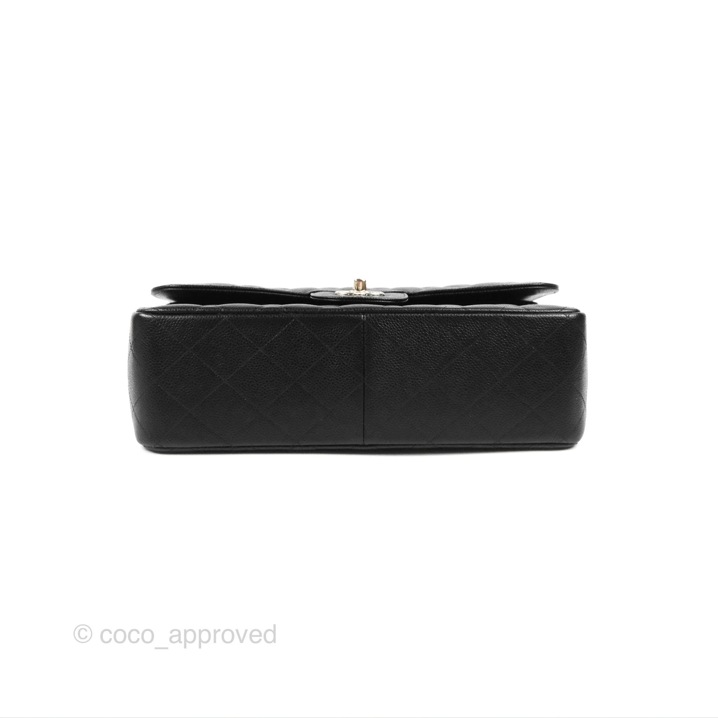 Chanel Jumbo Double Flap Black Caviar Silver Hardware⁣⁣
