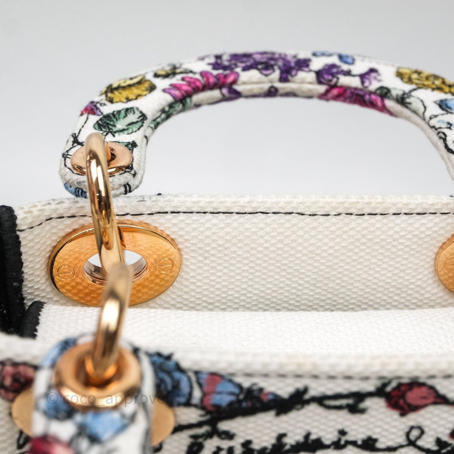 Christian Dior Mini Lady D-Lite Bag Florilegio Embroidered