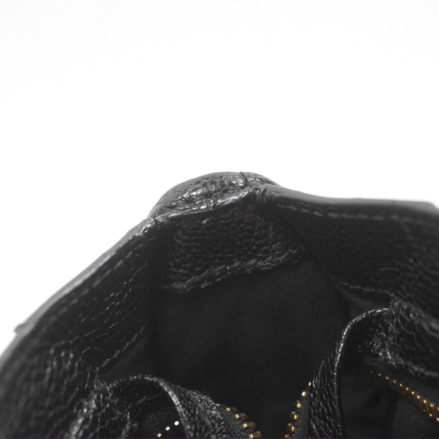 Balenciaga Classic Mini City Bag Black Grained Calfskin Gold Hardware