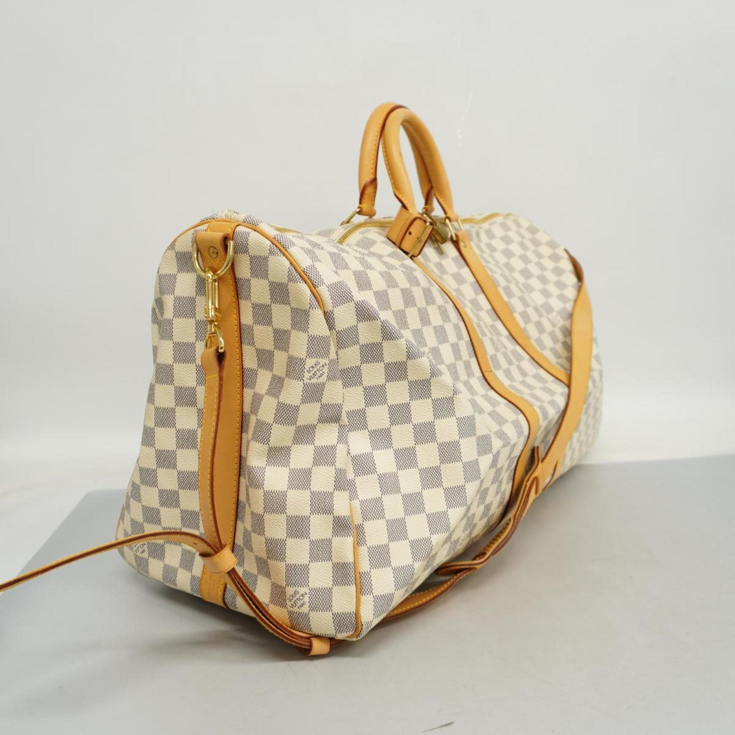 Louis Vuitton Keepall Bandouliere 55  Canvas Travel Bag ()