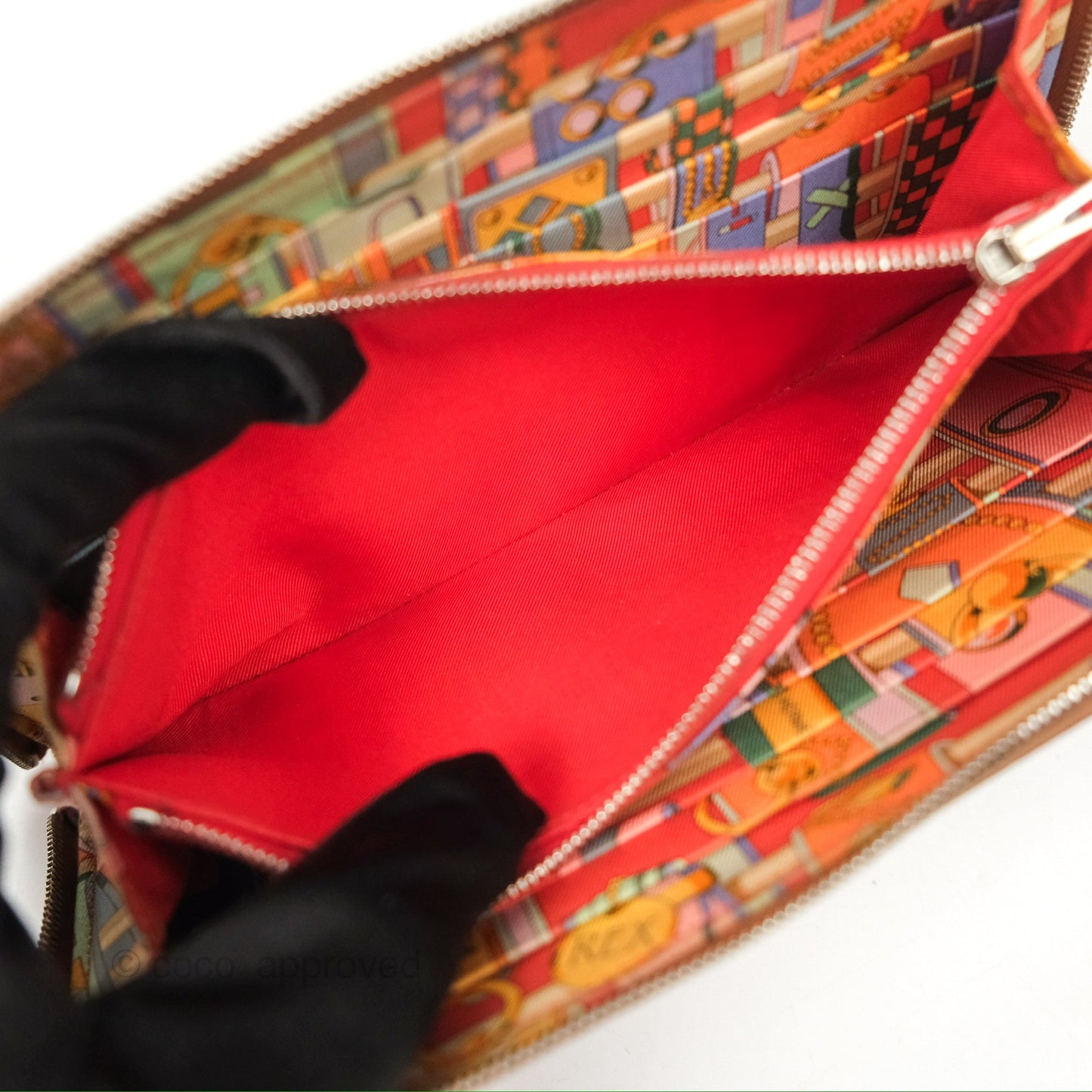 Hermès Silk In Classique Long Wallet Gold Epsom