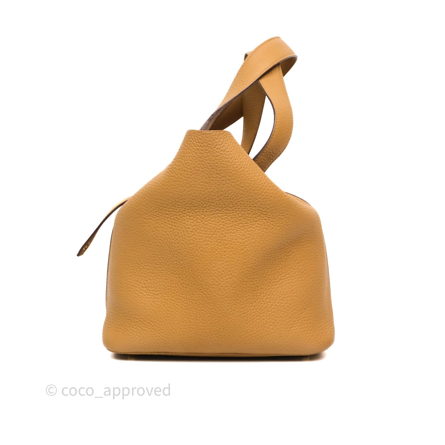 Hermès Picotin 22 Biscuit 4B Clemence Gold Hardware
