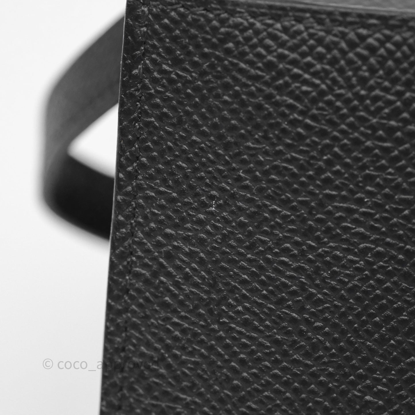 Hermès Kelly Wallet Black Noir 89 Epsom Gold Hardware