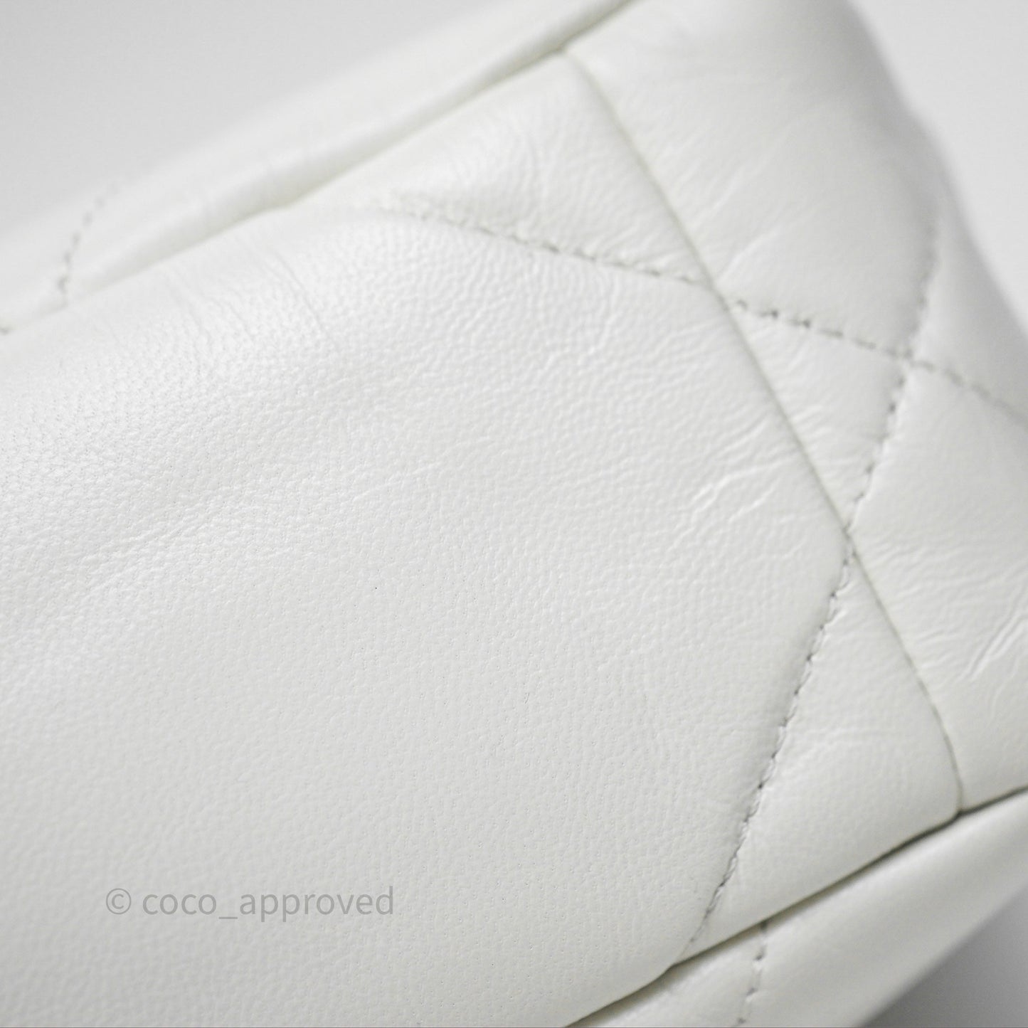 Chanel 19 Small White Mixed Hardware