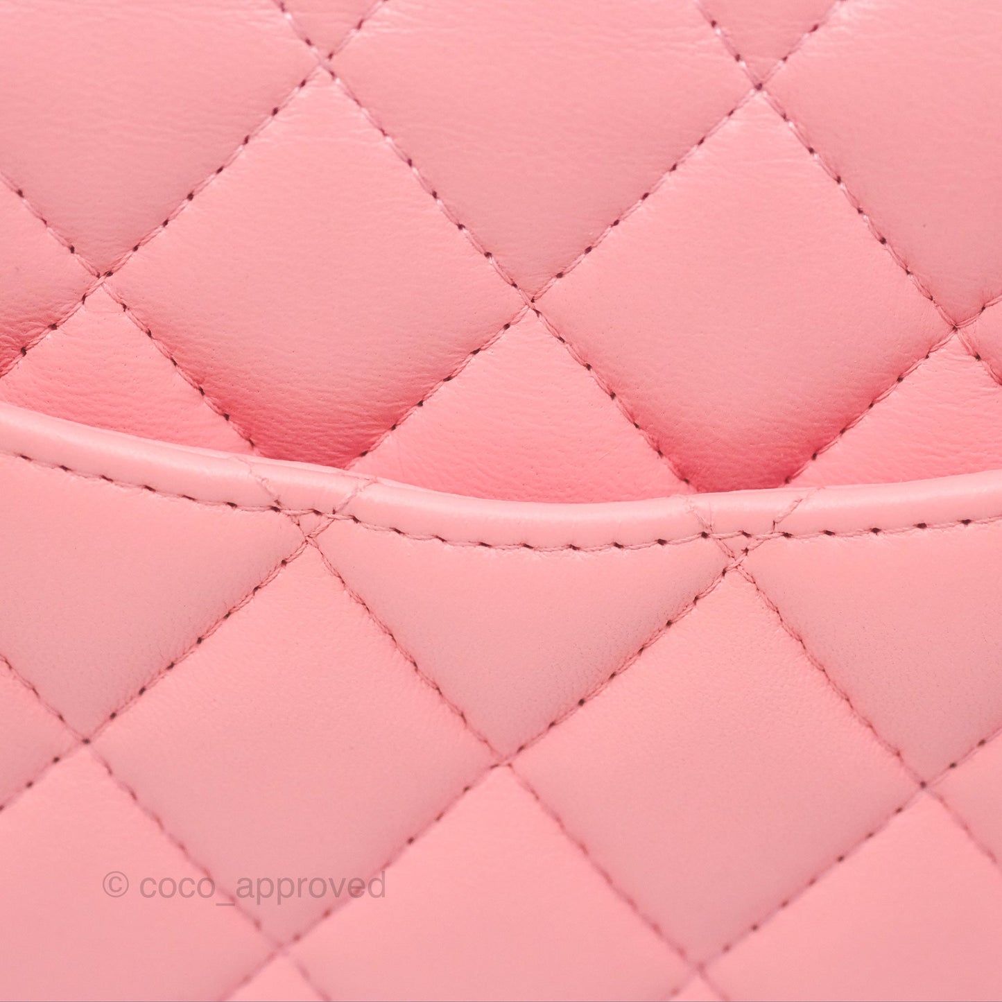 Chanel Mini Square Pink Lambskin Aged Gold Hardware