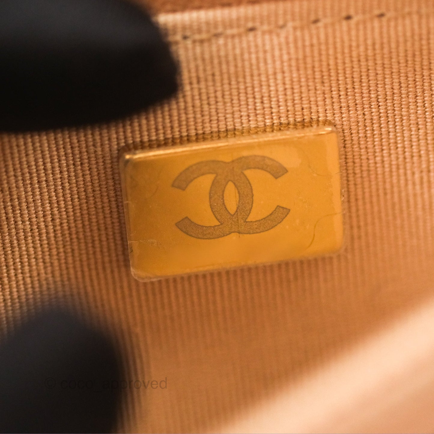 Chanel Trendy CC WOC Quilted Beige Lambskin Gold Hardware