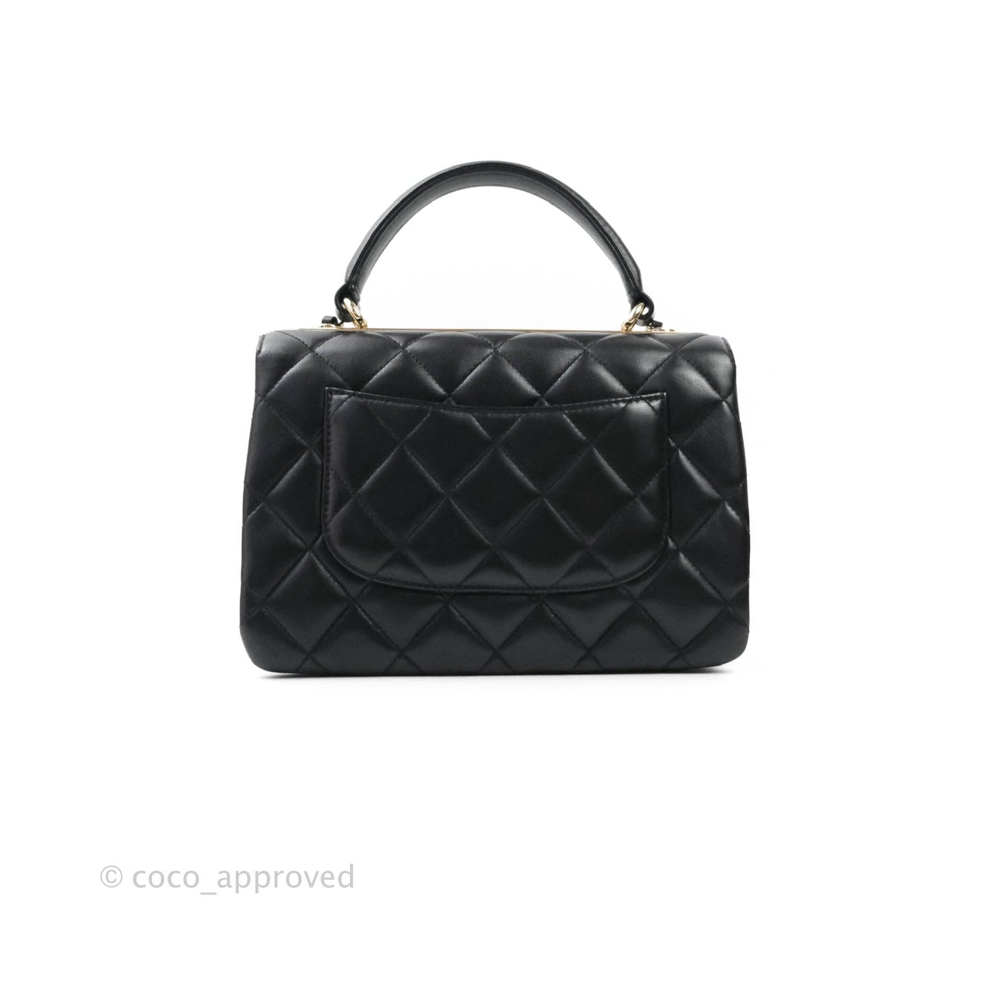 Chanel Trendy CC Small Black Lambskin Gold Hardware