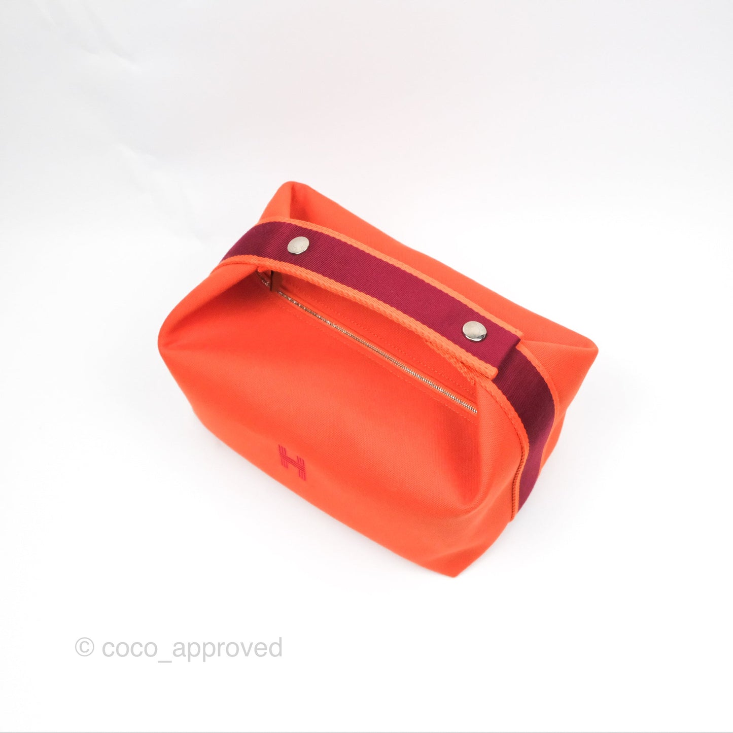 Hermès Small Bride-A-Brac Orange Feu Canvas