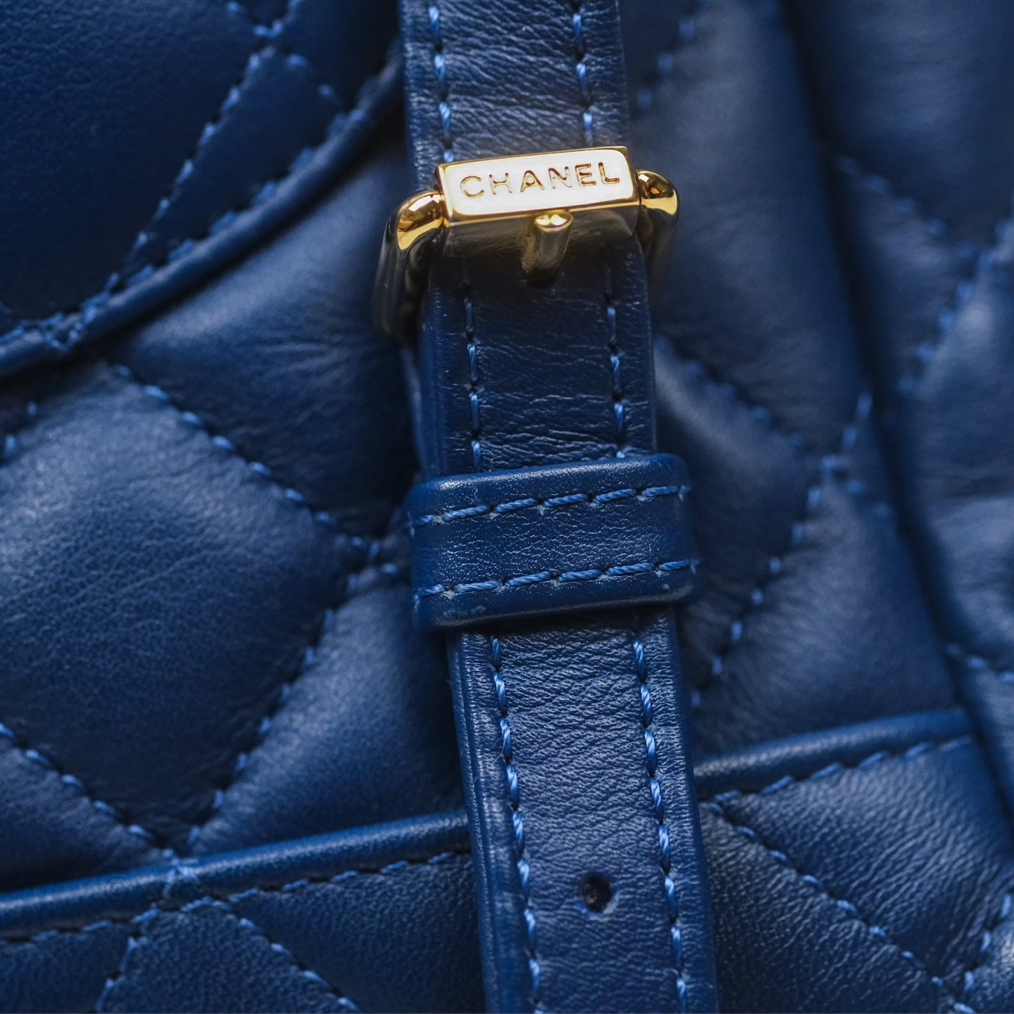 Chanel Quilted Small Urban Spirit Backpack Calfskin Navy Gold Hardware