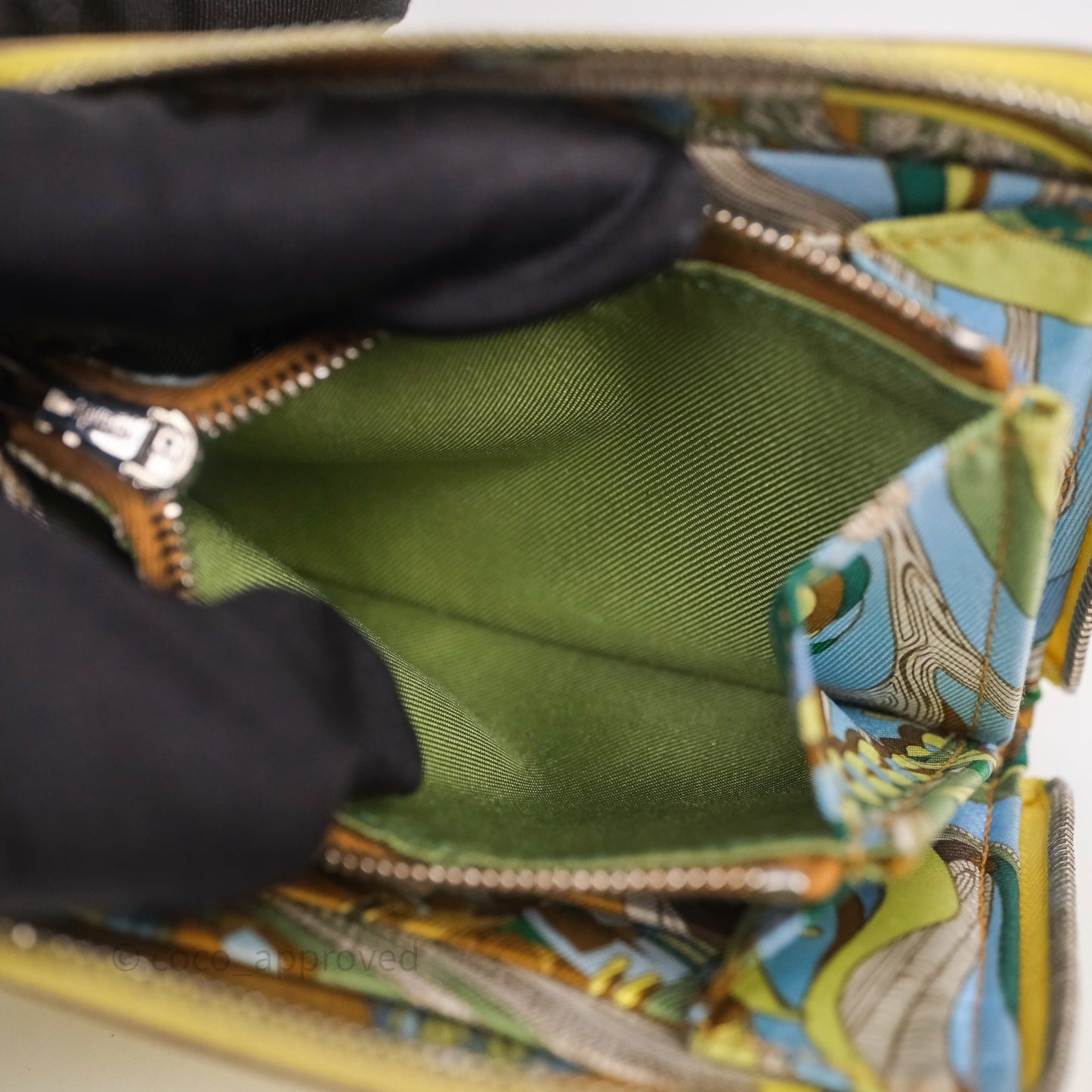 Hermès Silk In Compact Wallet Yellow Epsom