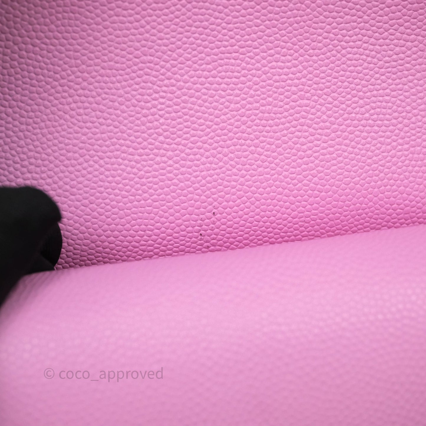 Chanel Small Classic Flap Quilted Pink Caviar Gold Hardware