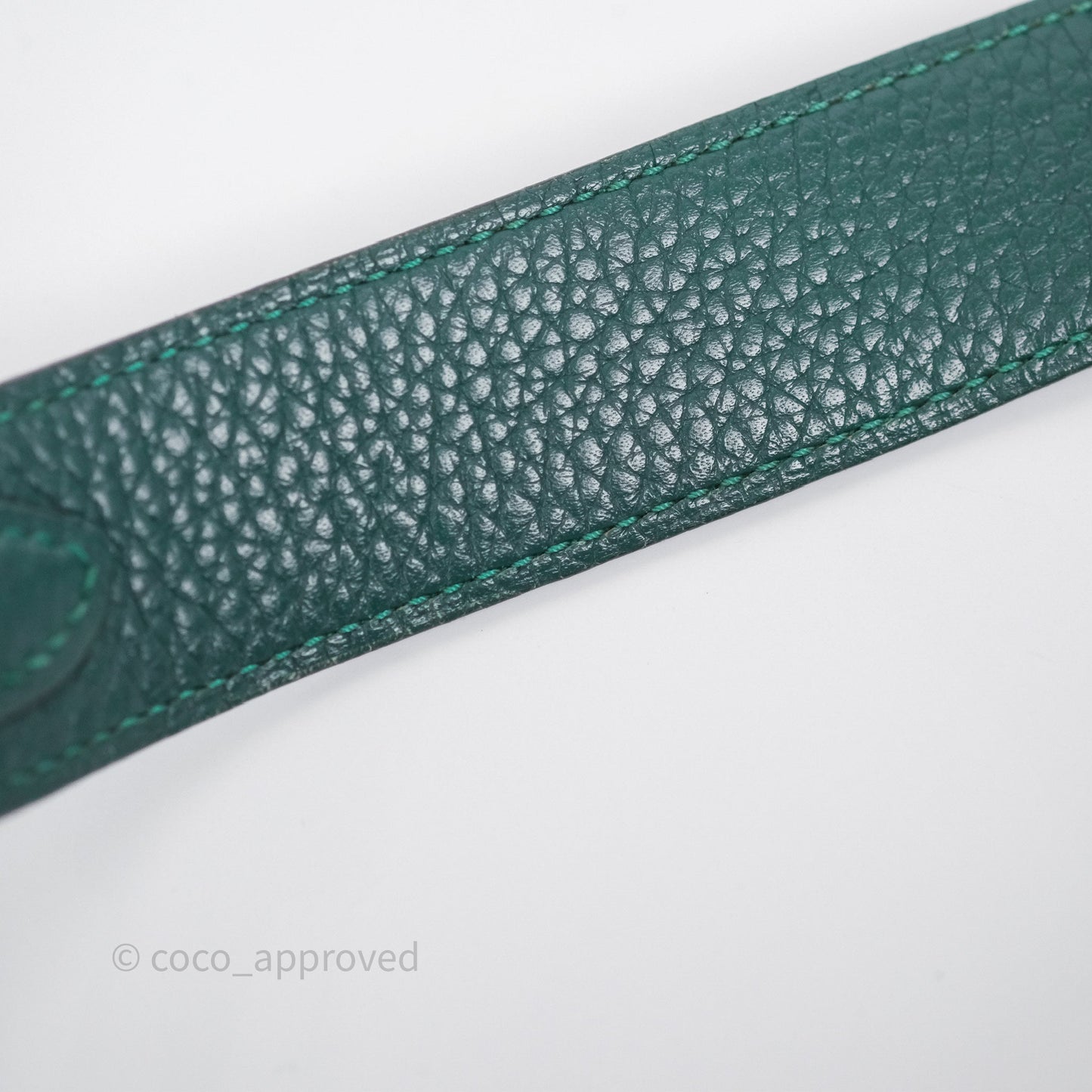 Hermès Lindy 30 Malachite Z6 Clemence Palladium Hardware