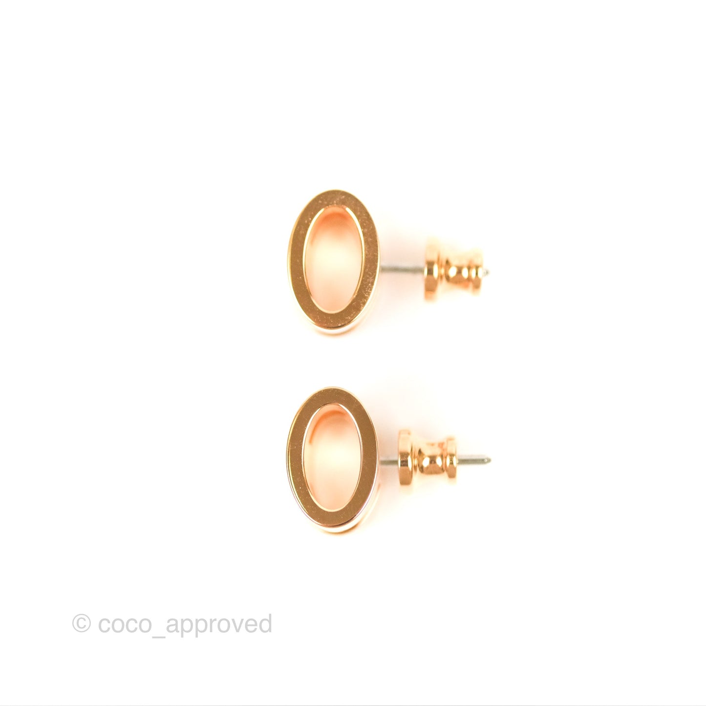 Hermès Pop H Earrings Rose Dragee Rose Gold Hardware