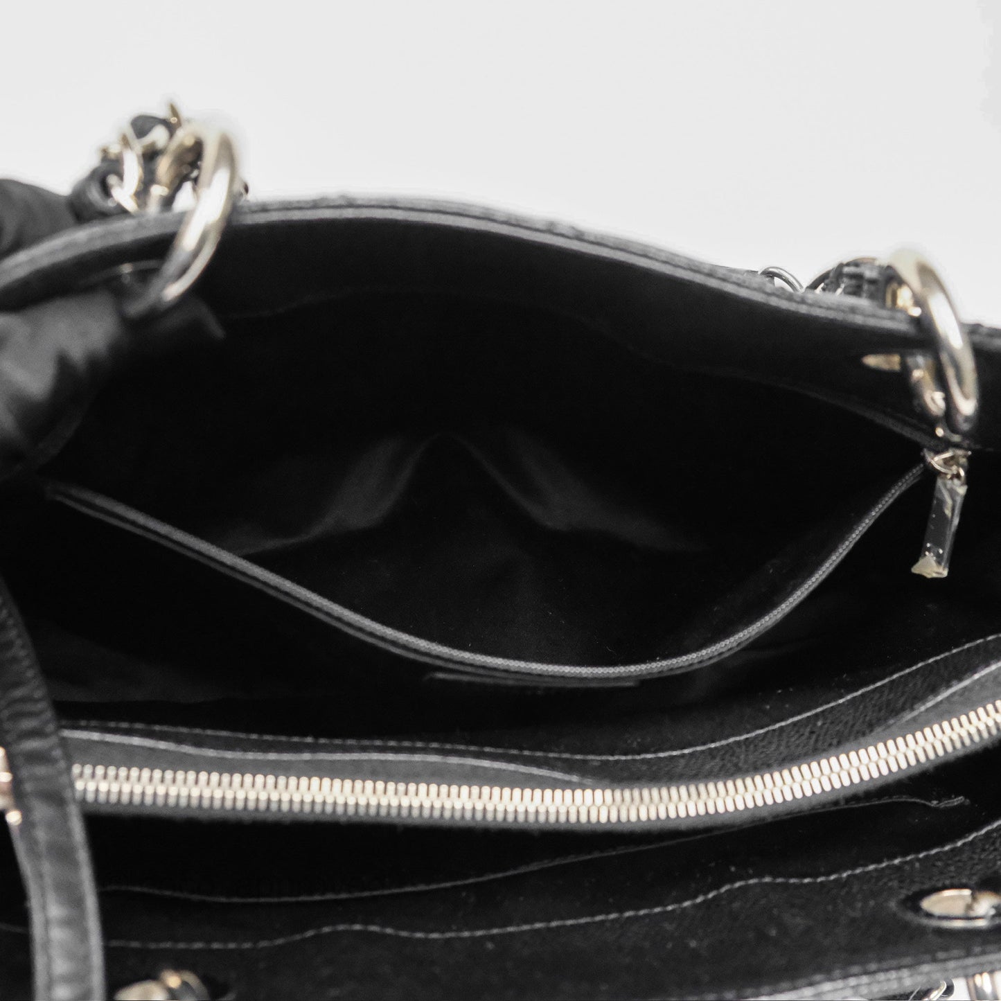 Chanel GST Black Caviar Silver Hardware