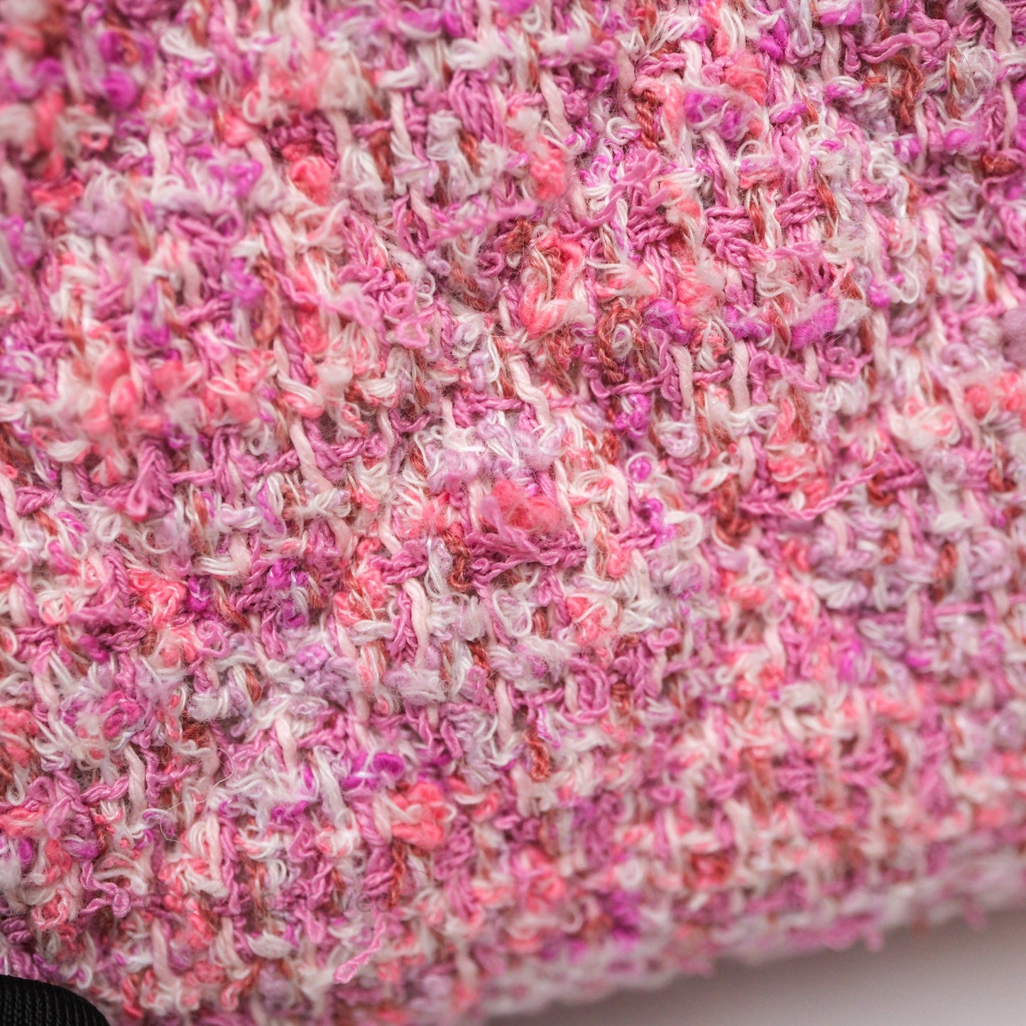 Chanel Kelly Bag Pink Tweed Aged Gold Hardware