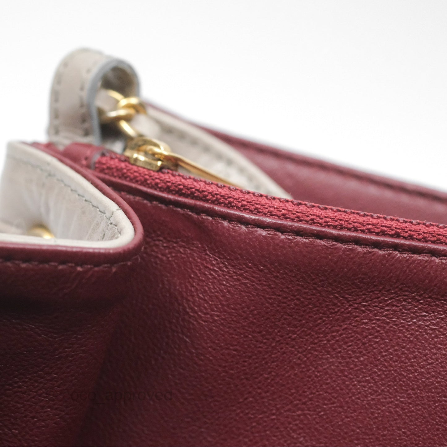 Chanel Accordion Flap Bag Taupe Crinkled Glazed Calfskin