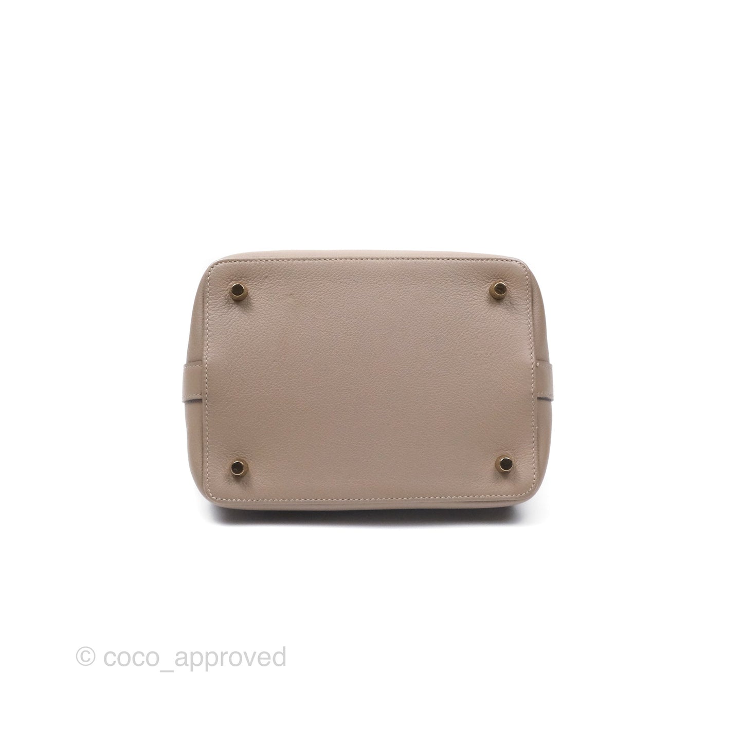 Hermès ToolBox 20 Gris Asphalte M8 Evercolor Gold Hardware