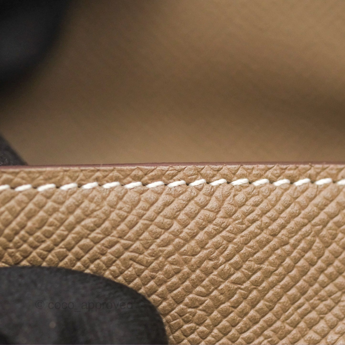 Hermès Kelly Wallet Etoupe Epsom Palladium Hardware