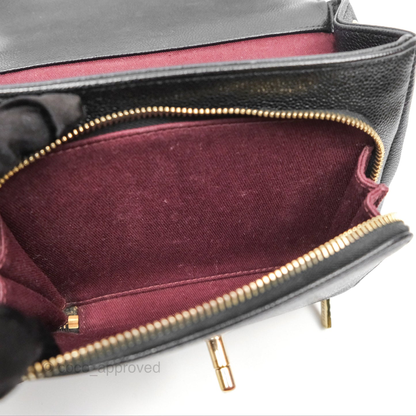 Chanel Quilted Small Business Affinity Flap Black Caviar Gold Hardware