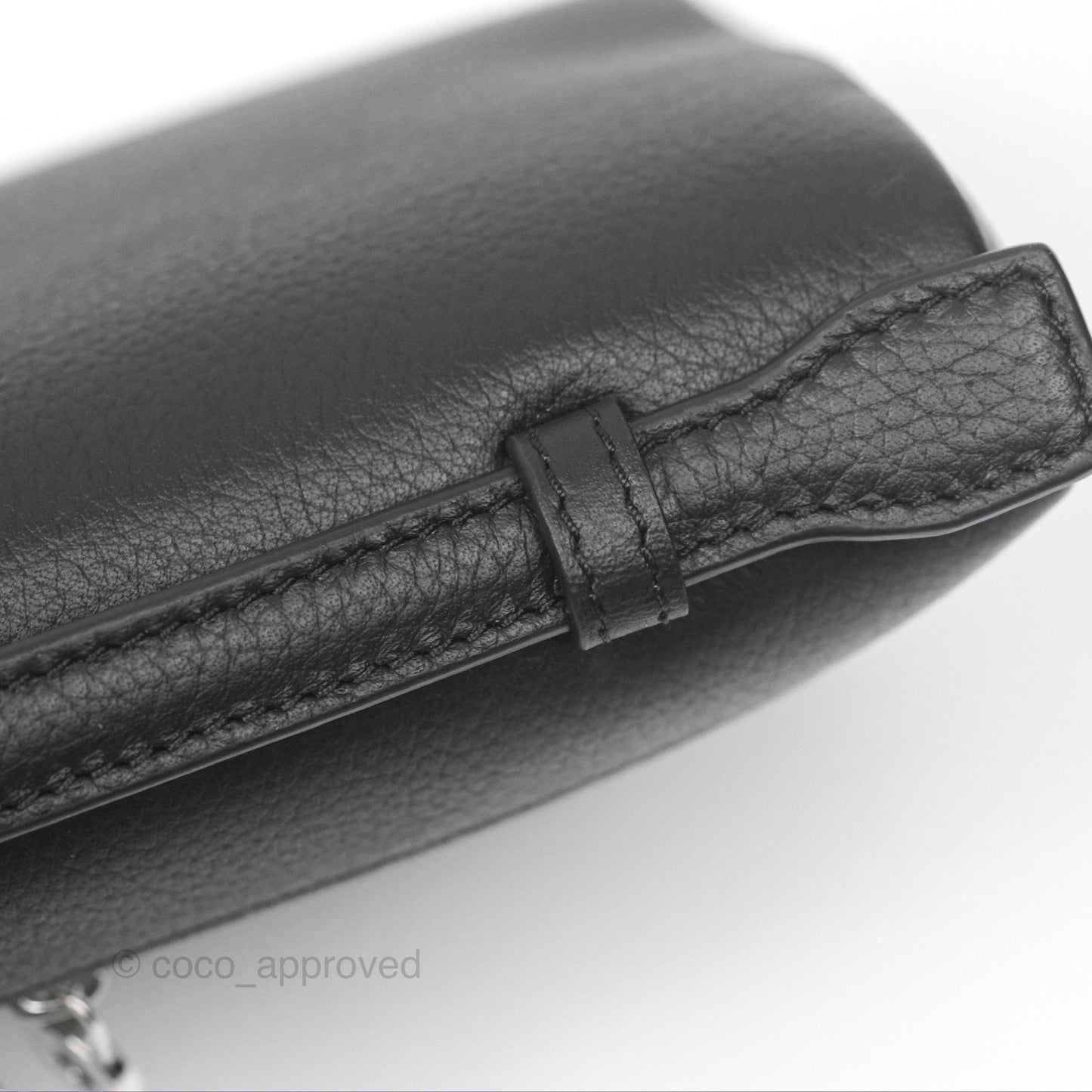Loro Piana Extra Pocket L19 Black Grained Calfskin