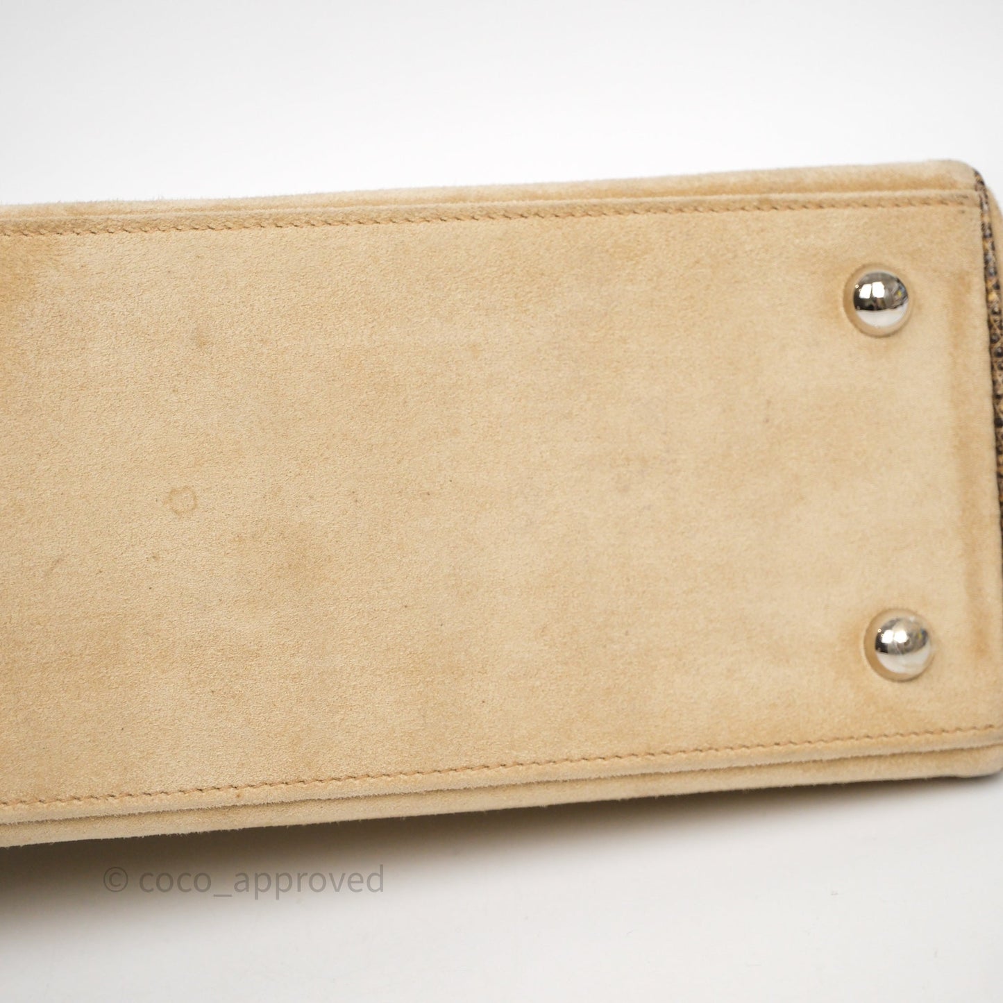 Hermès Beige Veau Doblis Salvator Lizard 27 Bombay Palladium Hardware