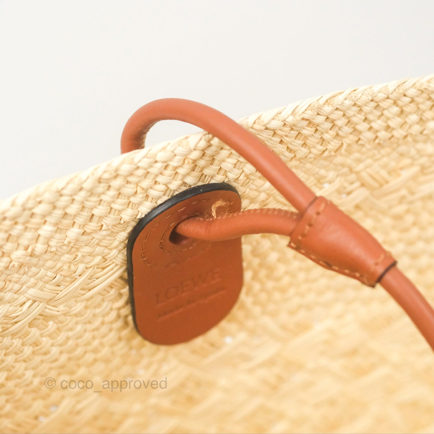 Loewe x Paula’s Ibiza Woven Anagram Basket Bag Natural/Tan