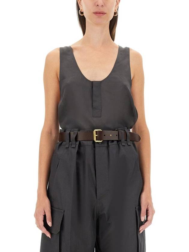 Luxury Saint Laurent Luxury Saint Laurent Tank Top "Henley"