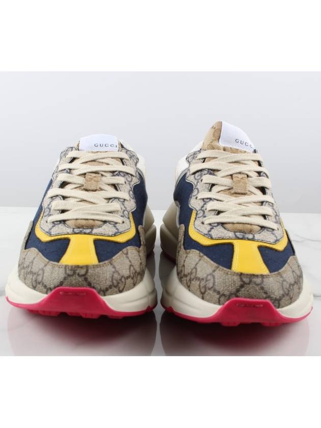 Luxury Gucci Trending 2025 Rhyton GG Logo Supreme Chunky Sole Sneakers 7