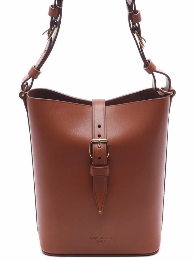 Luxury Saint Laurent Mini Bucket Bag Brown