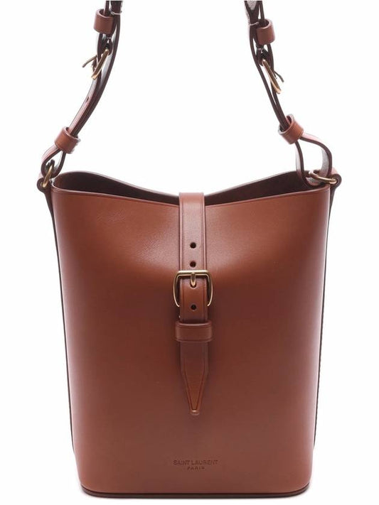 Luxury Saint Laurent Mini Bucket Bag Brown