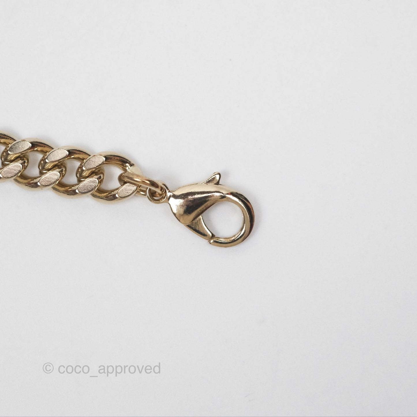Chanel Logo Chain Choker Gold Tone 22S