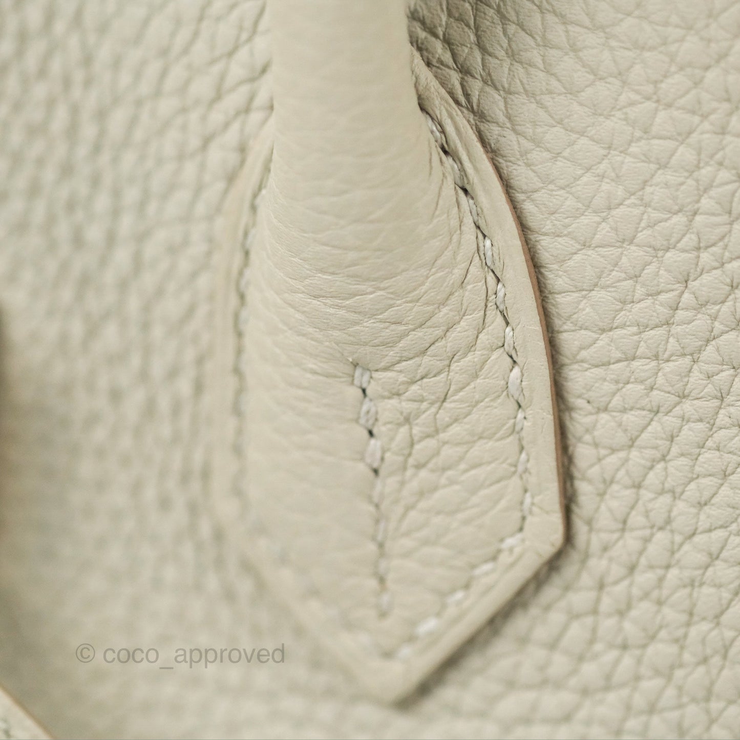Hermes Birkin 30 Retourne Gris Perle 80 Togo Palladium Hardware