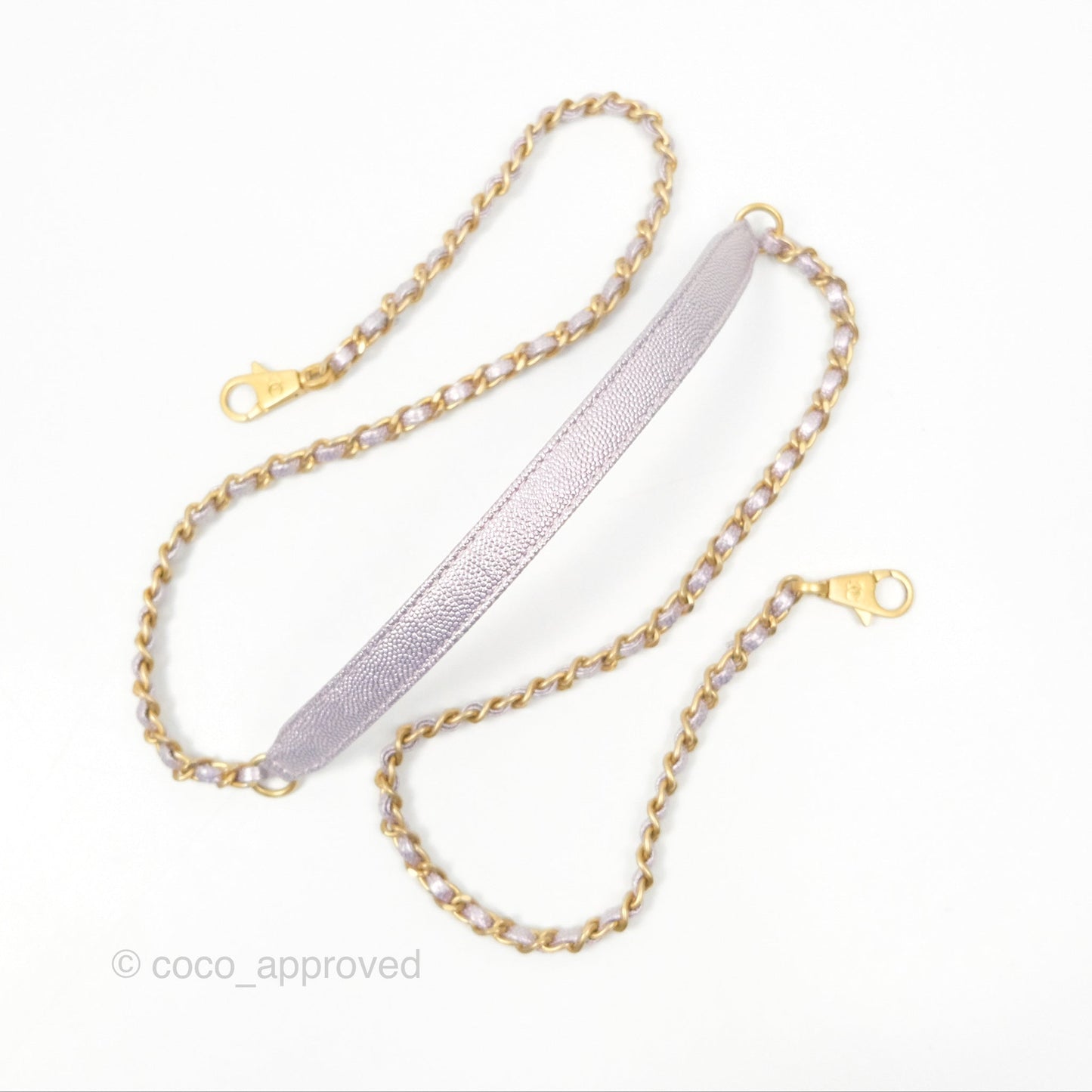 Chanel Mini Coco Handle Quilted Iridescent Purple Caviar Gold Hardware