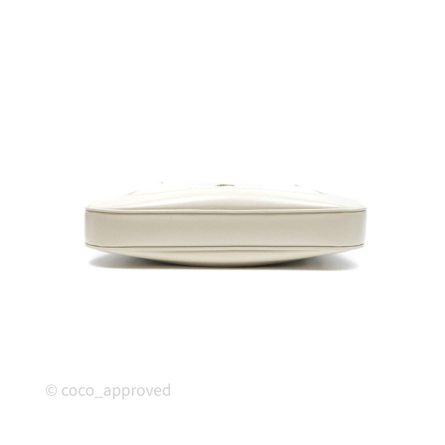 Gucci Jackie 1961 White Small Shoulder Bag Gold Hardware
