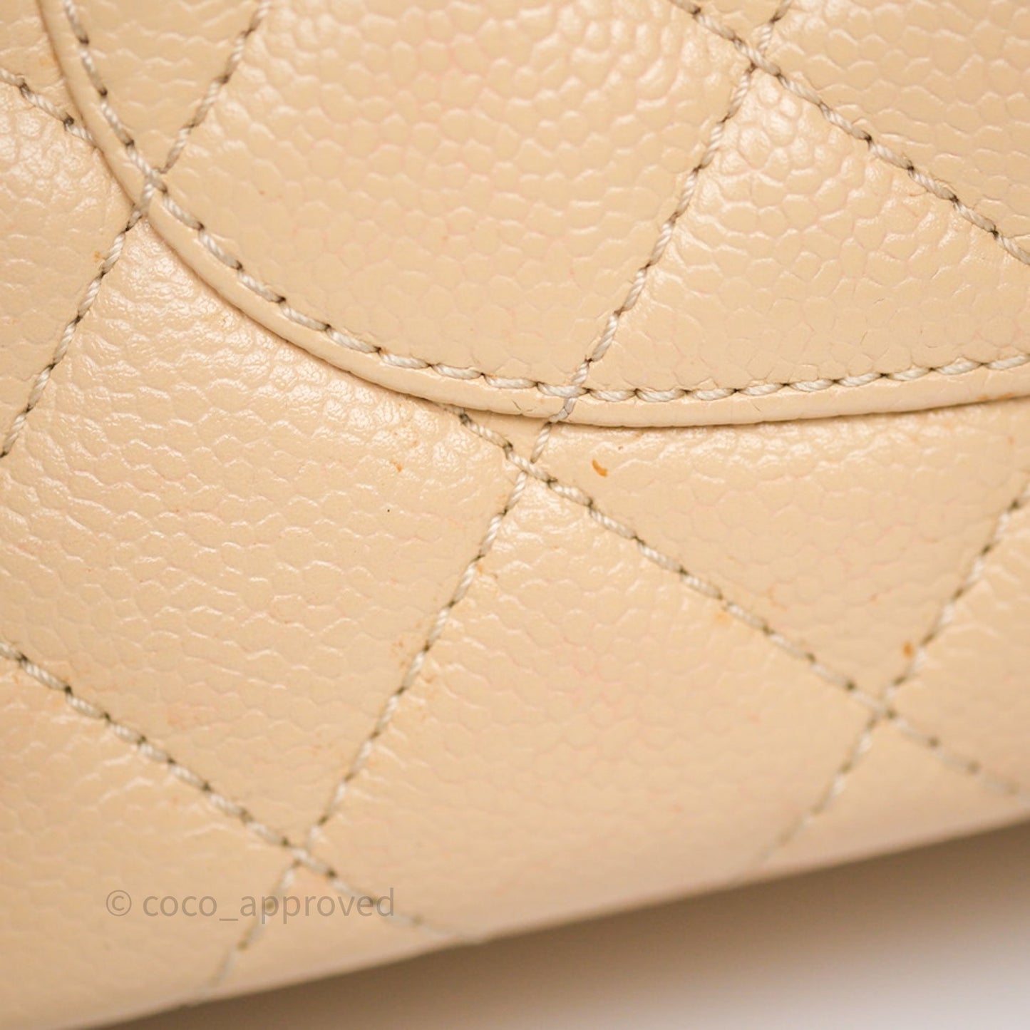 Chanel PST Tote Beige Caviar Gold Hardware