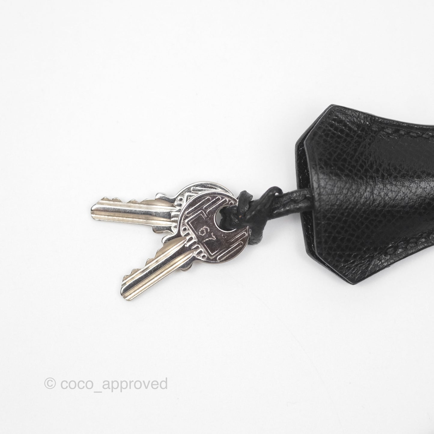 Hermès Vintage Kelly 28 Sellier Noir 89 Courchevel Palladium Hardware