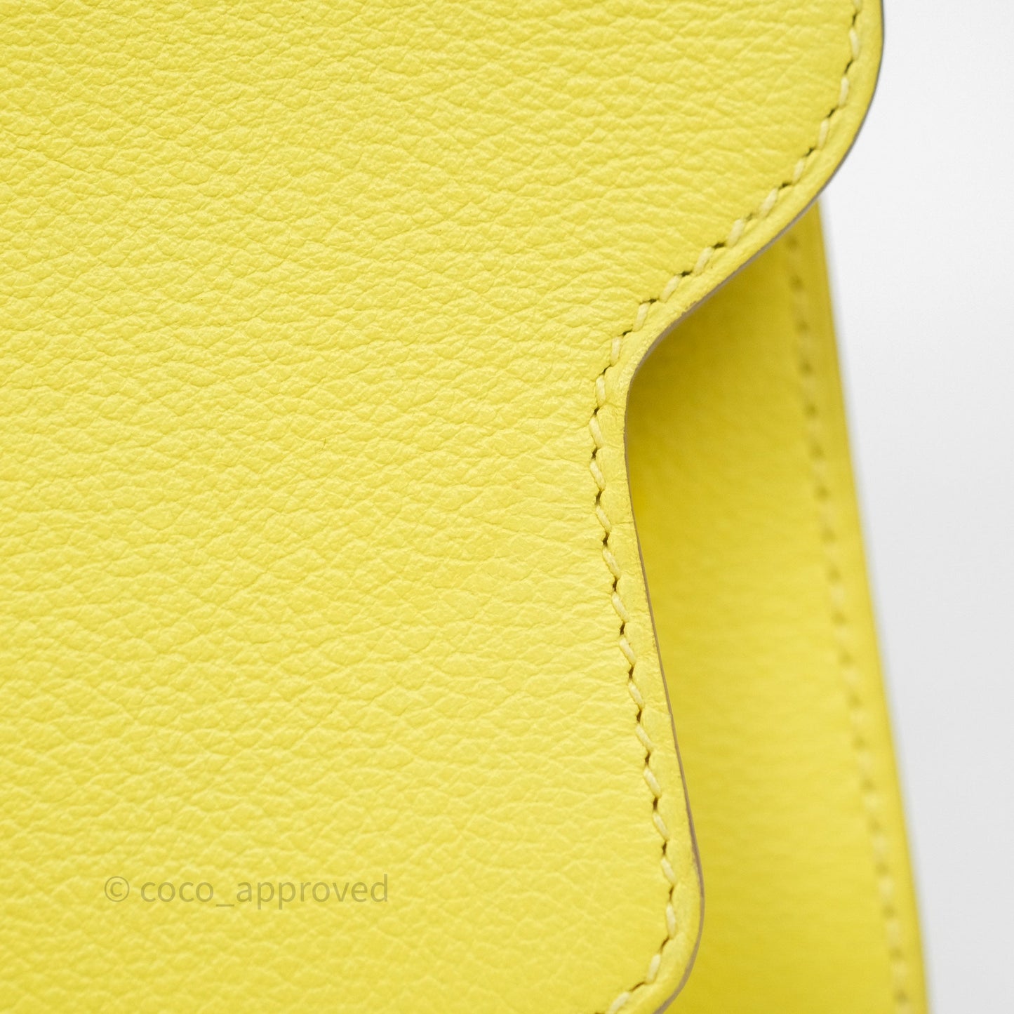 Hermès Roulis Mini 18 Lime 9R Evercolor Gold Hardware