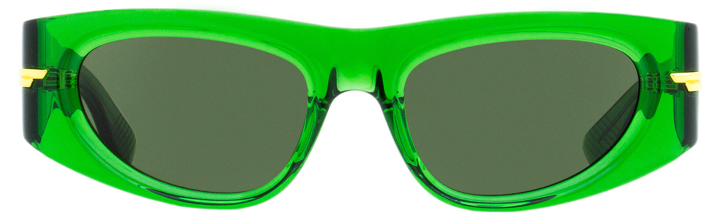 Luxury Bottega Veneta Women's Cat Eye Sunglasses BV1144S 004 Green 51mm
