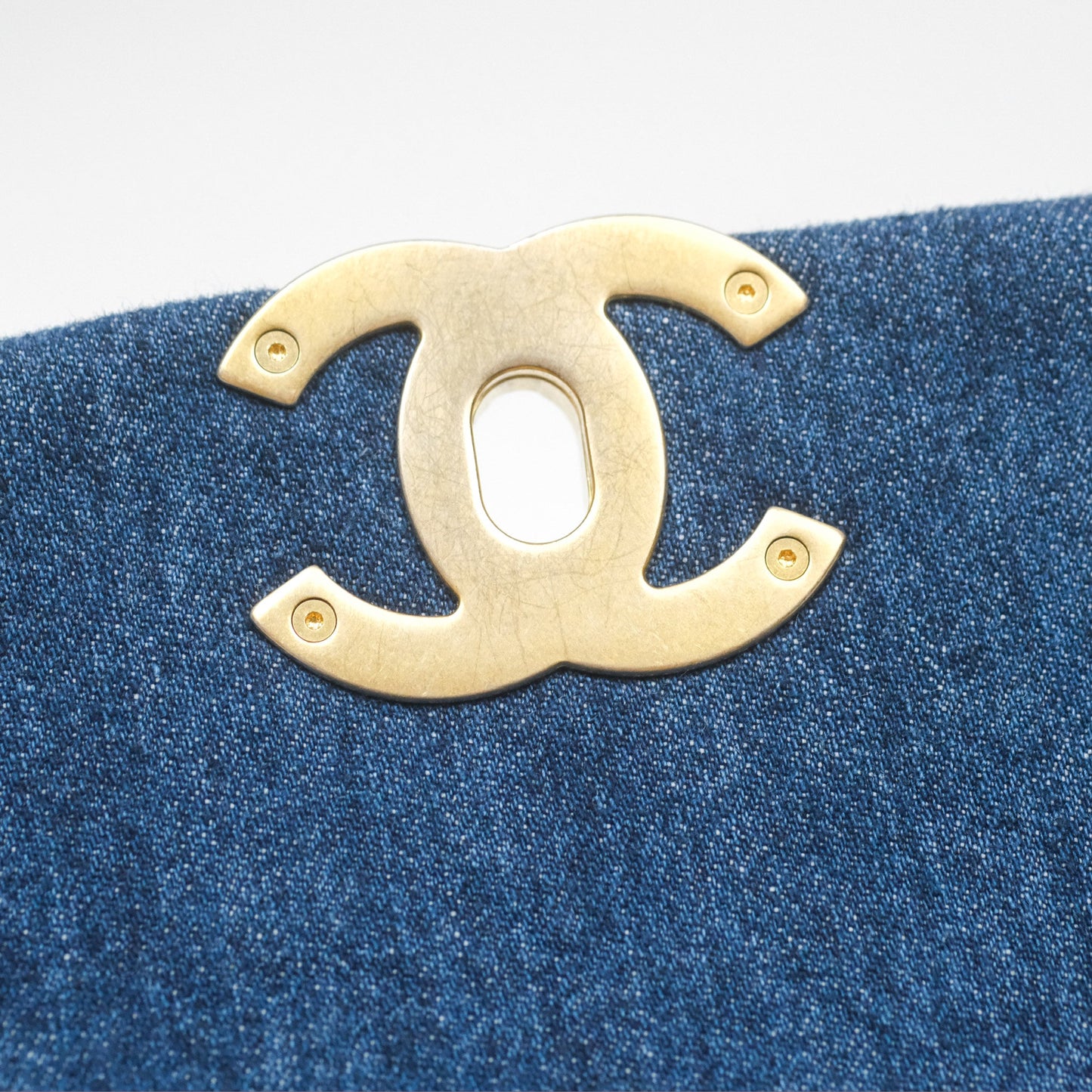 Chanel 19 Small Denim Mixed Hardware