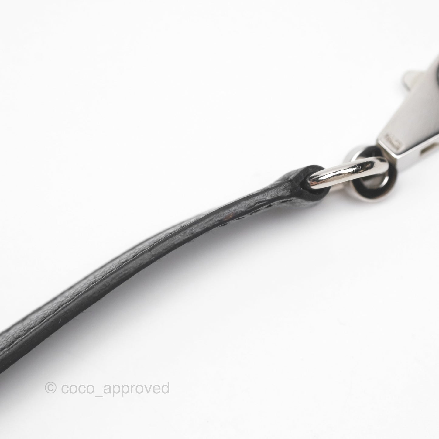Hermès Vintage Kelly 28 Sellier Noir 89 Courchevel Palladium Hardware