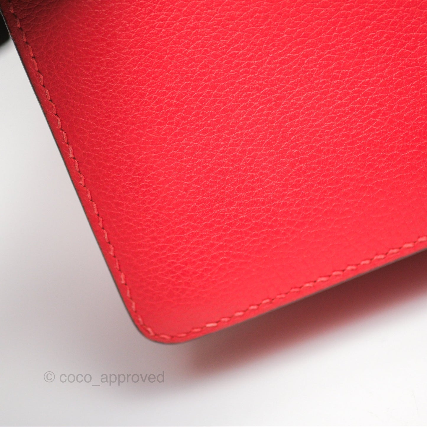 Hermès Roulis Mini 18 Rouge De Coeur Evercolor Permabrass Hardware