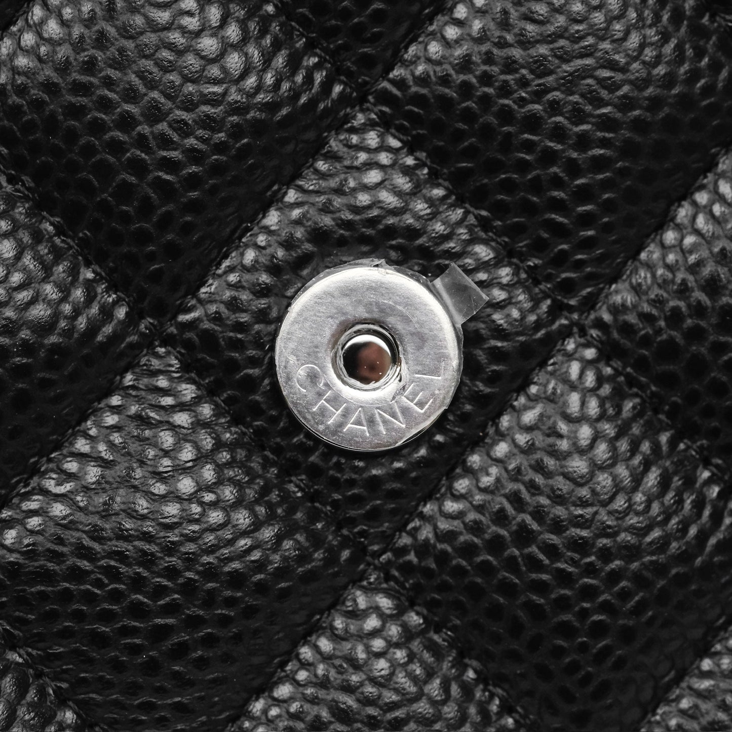Chanel Classic Wallet On Chain WOC Quilted Black Caviar Silver Hardware