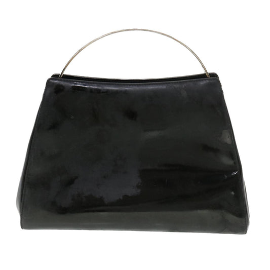 Luxury Chanel Hand Bag Enamel Black CC  39199
